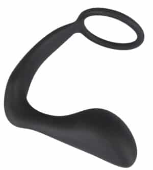 Black Velvets „Ring + Plug“ verstärkt den Penis & stimuliert anal