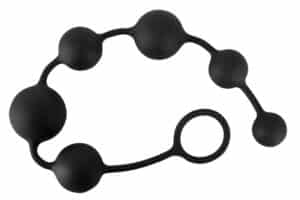 Black Velvets Analkette „Anal beads“ mit 6 Kugeln