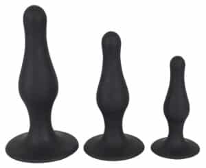 PRO ANAL 3-teiliges Analplug-Set aus Silikon