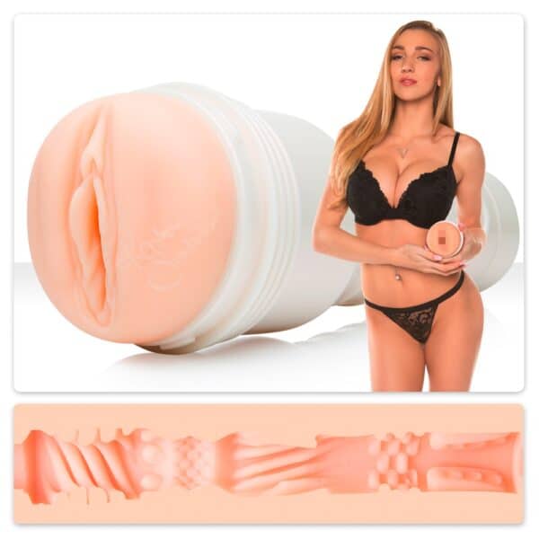 Fleshlight Masturbator "Kendra Sunderland" mit genoppt-gerilltem Lustkanal