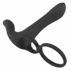 Black Velvets Paarvibrator „Couple's Vibrator“ mit Penis-/Hodenring und Klitorisstimulator