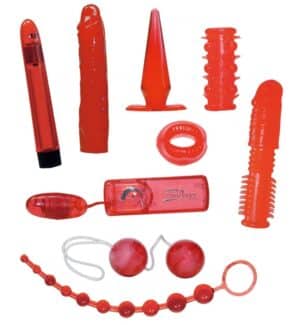 You2Toys 9-teiliges Toyset „Red Roses“ inklusive Batterien für die Vibro-Toys