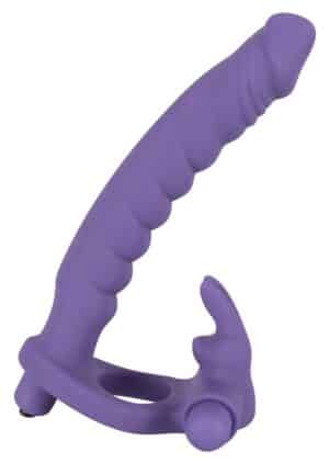 You2Toys Umschnalldildo mit Vibro-Penisring „Double Delight“