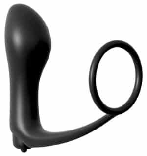 analfantasy collection Penisring mit Vibro-Analplug „Ass-Gasm Cockring Vibrating Plug“