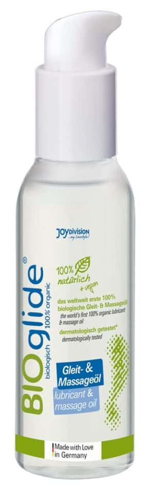 Joydivision Präparate „Gleit- & Massageöl“ aus 100% biologischen Inhaltsstoffen