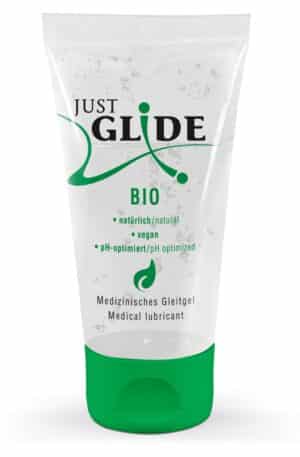 Just Glide Gleitgel „Bio” auf Wasser-/Bio-Glycerinbasis