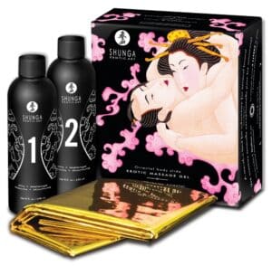 Shunga Massage-Set inklusive Massage-Unterlage