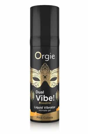Orgie Stimulationsgel „Dual Vibe!“ mit Pinã Colada-Aroma