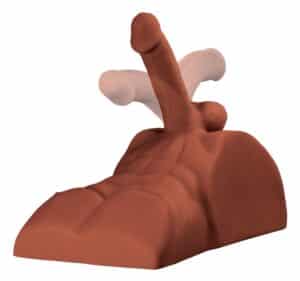 PDX Plus Torso-Masturbator „Perfect Ride“ mit rundum beweglichem Penisdildo